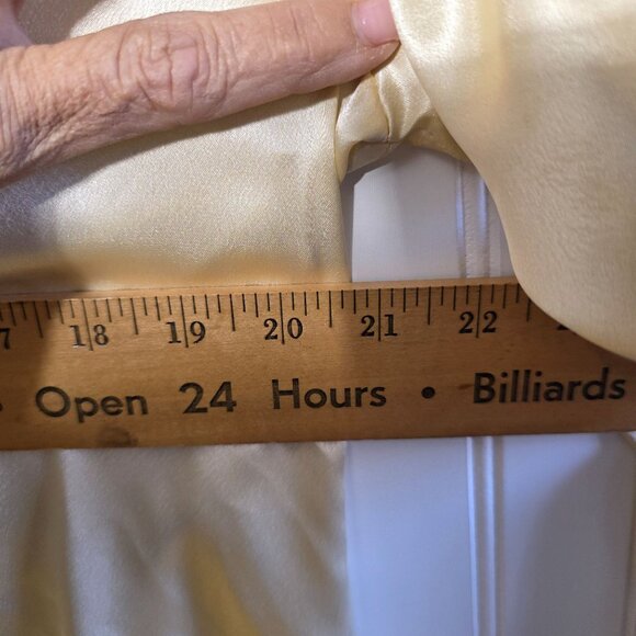 80s Gaylord 12 Blouse Feminine Romantic Flowy Dainty Whimsical Cowl Neck Vintage - Picture 8 of 10